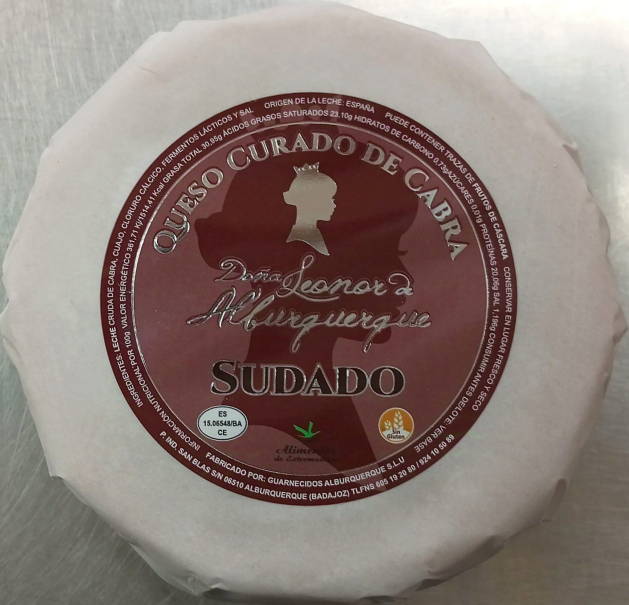 Queso Curado de Cabra Sudado