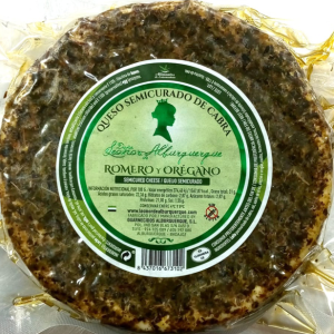 Queso Semicurado de Cabra con Romero y Orégano